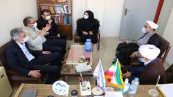 نشست ریاست دانشگاه علوم پزشکی استان سمنان با مسئول نهاد رهبری در دانشگاه